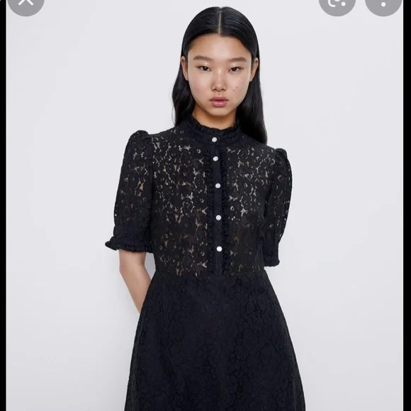 Zara | Dresses | Zara Lace Dress | Poshmark